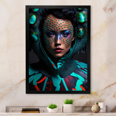 " Fashion Portrait In Turquoise "