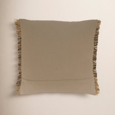 Carey Fringed Cotton Pillow Cover