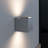Qube Aluminium LED Flush Mounted Sconce-99452275-99282009