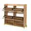 Wetherly Modern 20 Pairs Shoe Storage Cabinet With 4 Flip Drawers,Natural Style for Hallway Entryway