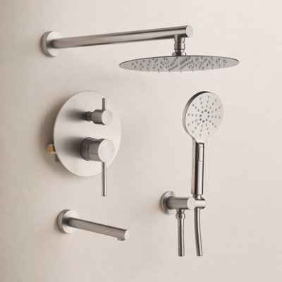 Circular Wall-Mounted Shower Faucet