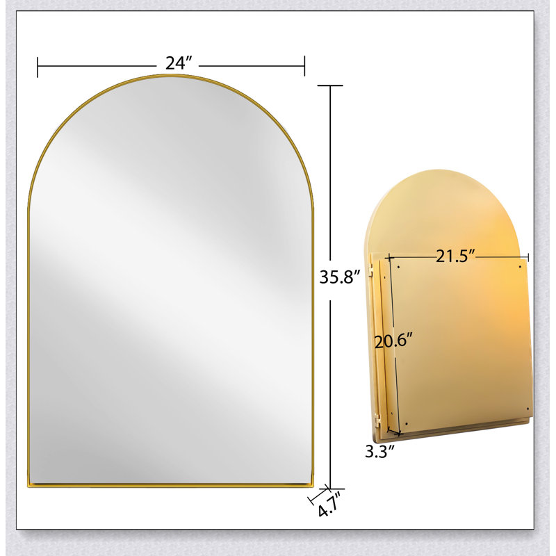Armoire à pharmacie encastrée 24 po x 36 po, armoire de salle de bain murale en métal avec miroir