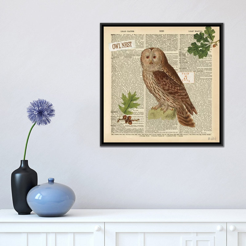 Lodge Collage I, impression sur toile tendue, H 18 po x l 18 po x P 1,5 po, Toile avec cadre noir, Pas de tapis