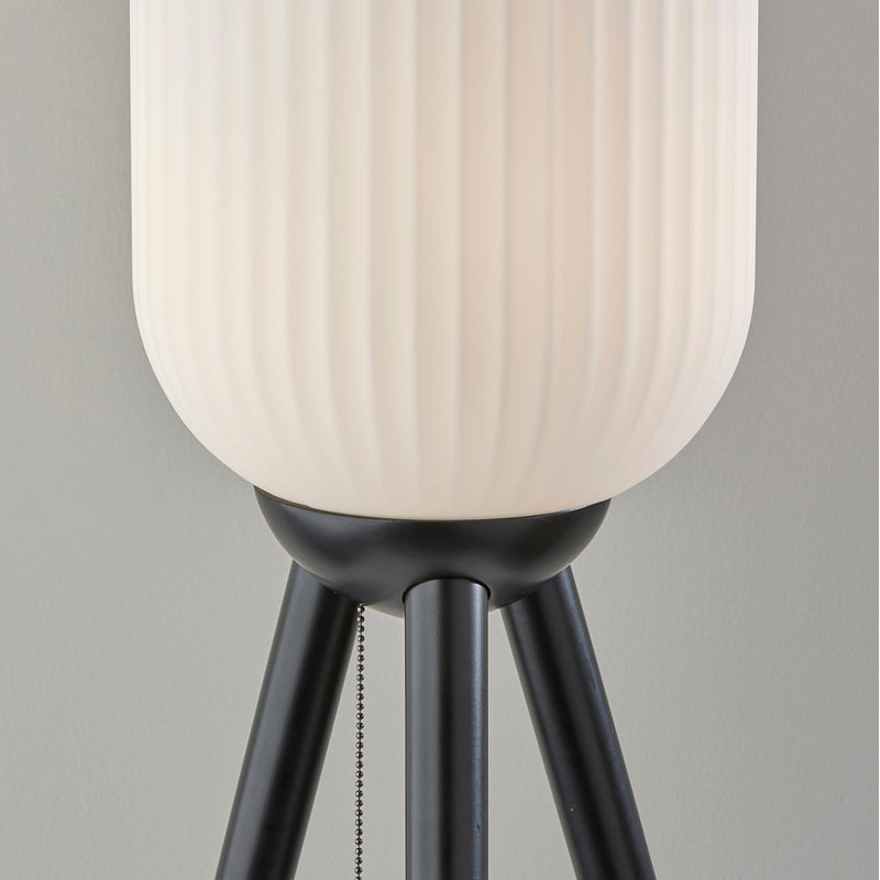Lapka 57.5'' Tripod Floor Lamp, Black