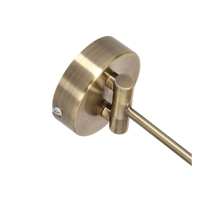 Courtany Swing Arm Sconce, Satin Gold