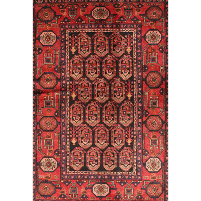 Tapis orange / brun / beige Southwestern