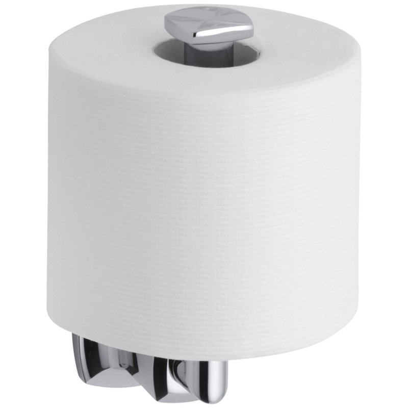Margaux Vertical Toilet Tissue Holder, Polished Chrome