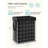 Laundry Hamper, 23.8 Gal Collapsible Laundry Basket With Removable Washable Liner And Metal Wire Frame (Black)-2145203147