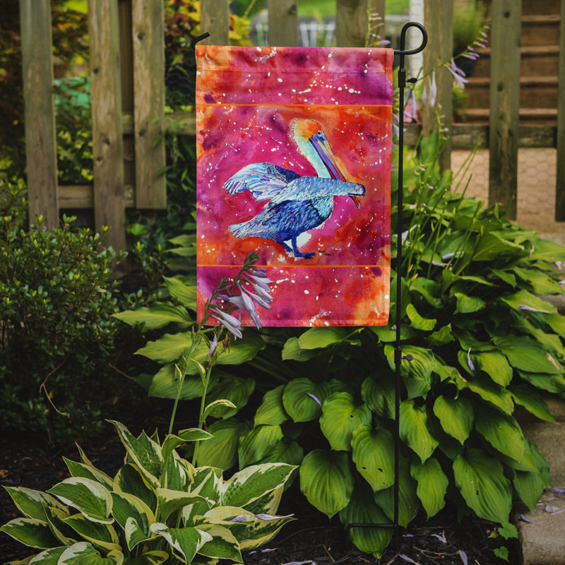 Drapeau de jardin à 2 côtés pelican