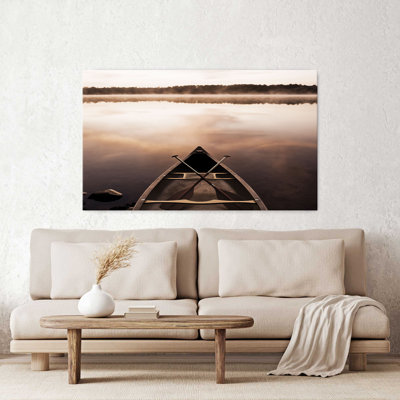 "Dawn On The Lake" by Danita Delimont Print on Canvas