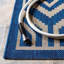 Tapis d'intérieur / extérieur à motif géométrique Deedrick-50940022