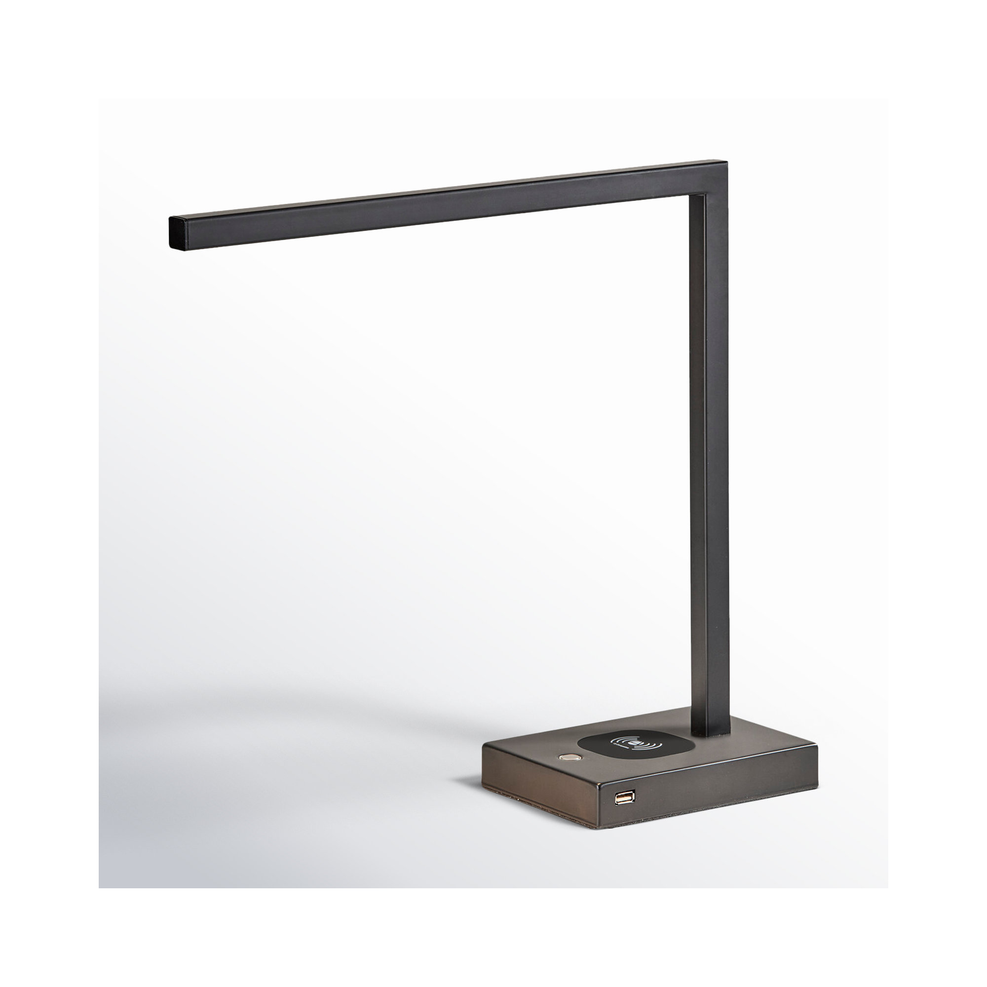 Capri Metal USB Desk Lamp, Matte Black