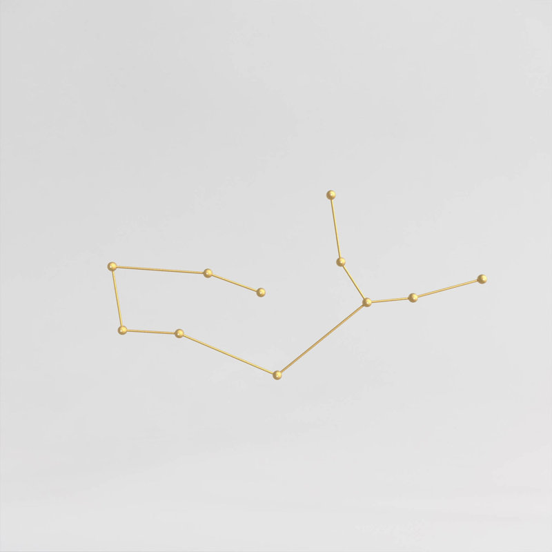11 - Light Unique Geometric Chandelier