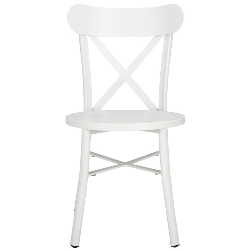 Core Cross Back Chair Set Of 2, White