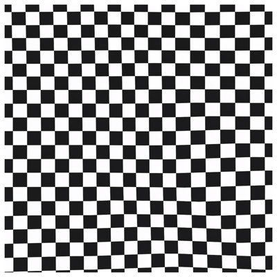 Édredon noir et blanc à carreaux