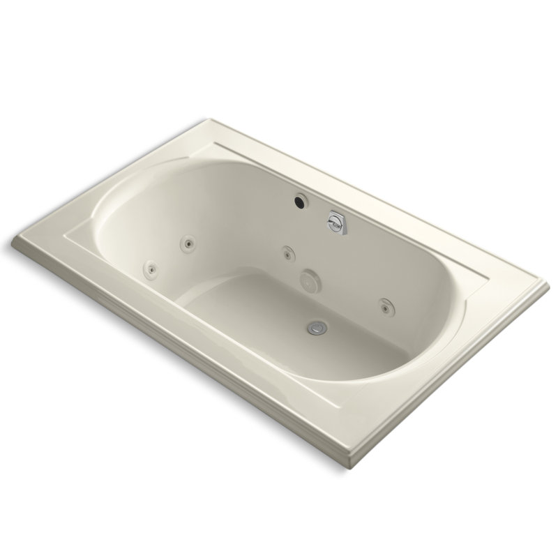 Memoirs 66" x 42" Whirlpool Bathtub, Amande