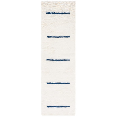 Mayer Handmade Wool Ivory/Navy Rug