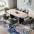 Soft Washable Contemporary Area Rug  With Non-Slip Backing In Marble Pattern-1473947664-1473662907