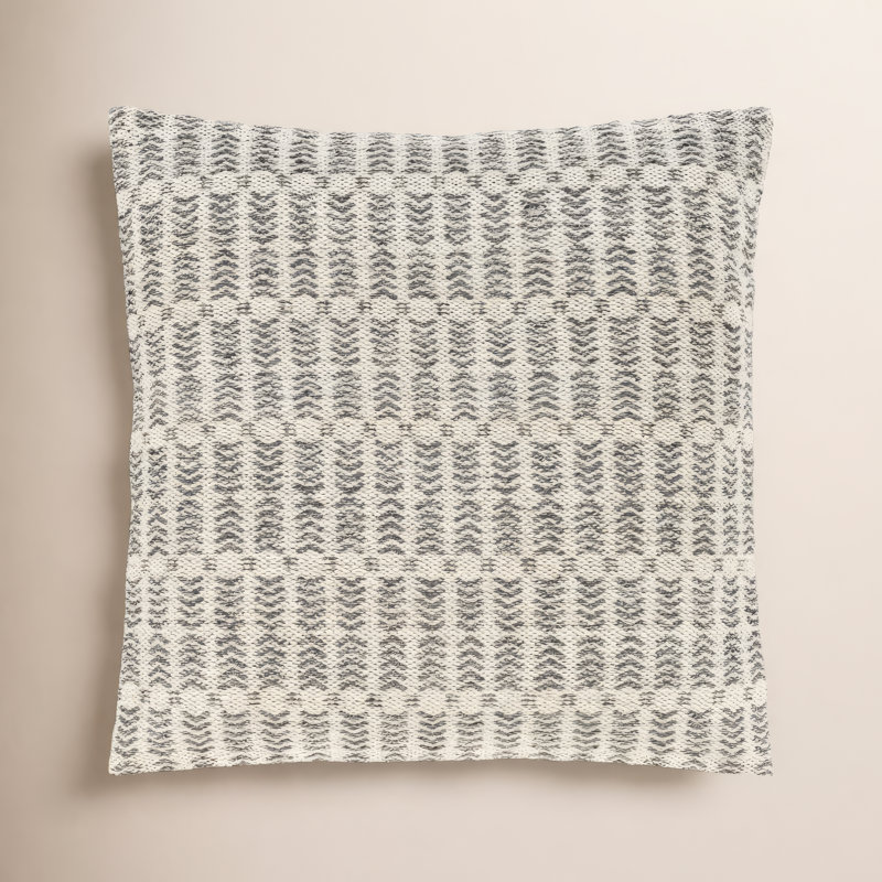 Coussin décoratif en laine Hemlen, Duvet