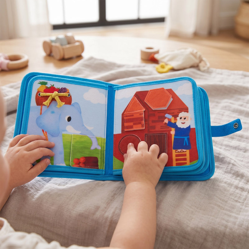 Montessori Busy Book for Toddlers