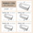 Pensen 67'' Freestanding Tub Solid Surface Freestanding Soaking Bathtub