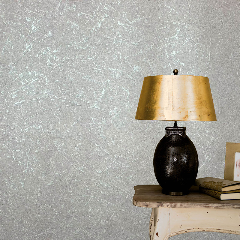 Rudi 10.05m x 53cm Textured Matte Wallpaper Roll, Light Pink