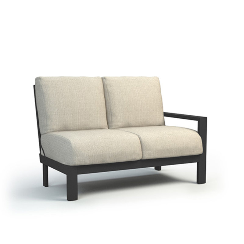 Elements Left Arm Loveseat With Modular, Titan, Echo Ash