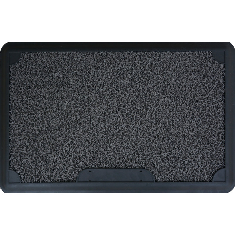 Mahomet Non-Slip Outdoor Doormat, Grey