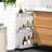 Slim Rolling Storage Cart, 3 Tier Storage Organizer Utility Cart Mobile Shelving Unit-1500619016