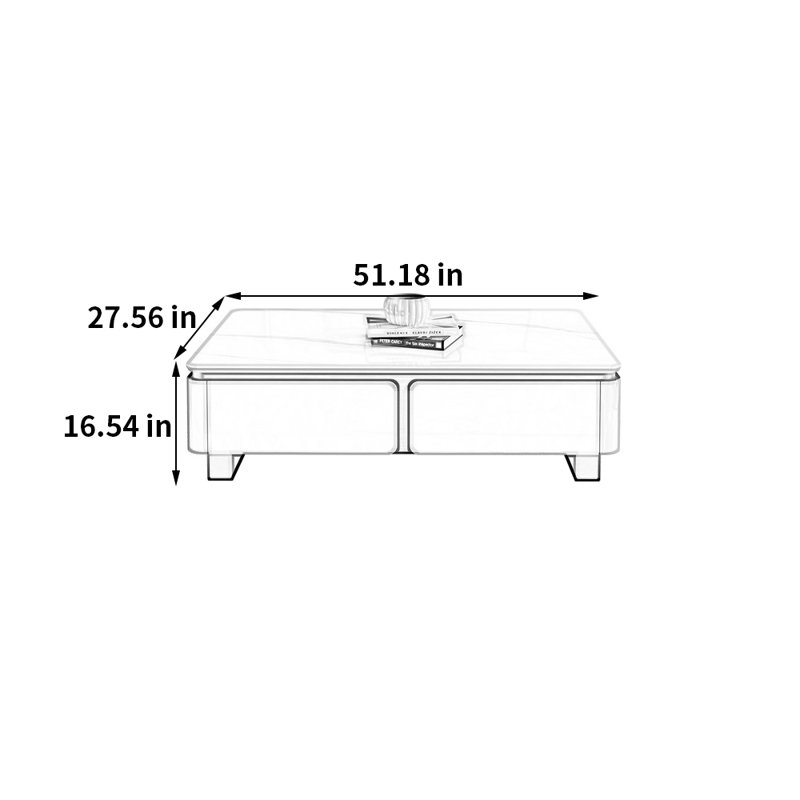 Table basse en pierre de luxe italienne