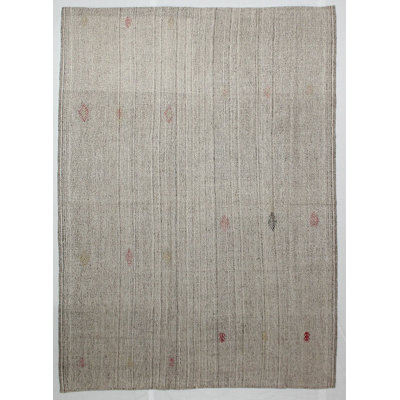 Tapis tribal anatolien fait à la main 7 x 10 Kilim