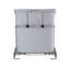 Poubelle coulissante en acier chromé Rev-A-Shelf-94092449