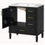 Meuble-lavabo 30 po avec lavabo en céramique-418035335