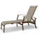 Askar Outdoor Rust-Resistant Metal Chaise Lounge