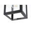 Luminaire suspendu d'extérieur 6 pouces noir Mershon