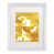 White Framed
