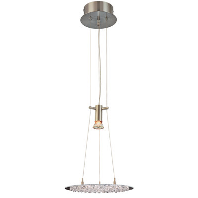Luminaire suspendu géométrique 1 lumières unique Crystal Lake