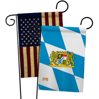 Double Sided 18.5'' H x 13'' W Polyester Garden Flag