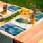 Polyester Abstract Rectangle Placemat