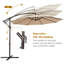 Parasol en porte-à-faux octogonal 10 pi Kunz-191782841