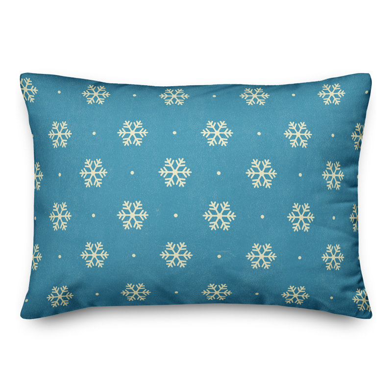  Housse et coussin rectangulaires simples Snowflaks