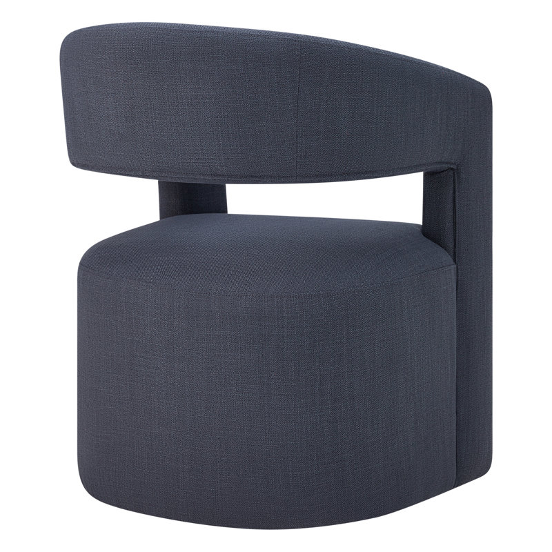 Upholstered Dining Chair, Effie Indigo
