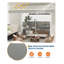 Auvent rétractable 12 pi x 10 pi, auvents manuels pour le patio, auvent de patio avec manivelle, cadre en aluminium, tissu en polyester 280 g, pour terrasse, balcon, cour, gris-124962990