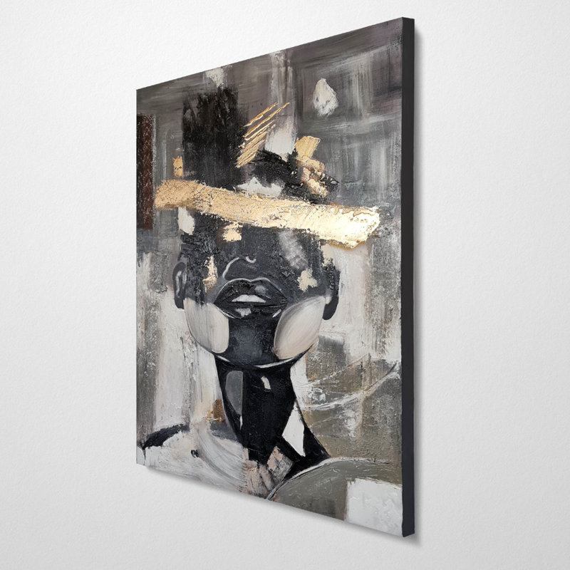 Elena - peinture sur toile tendue, L 20 po x H 20 po