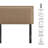 Bentleyville Upholstered Linen Blend Twin Size Headboard In Almond-404872088-404872084