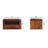 Chunky Chestnut Floating Bedside-604673837