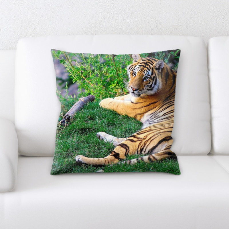Coussin décoratif tiger bengal