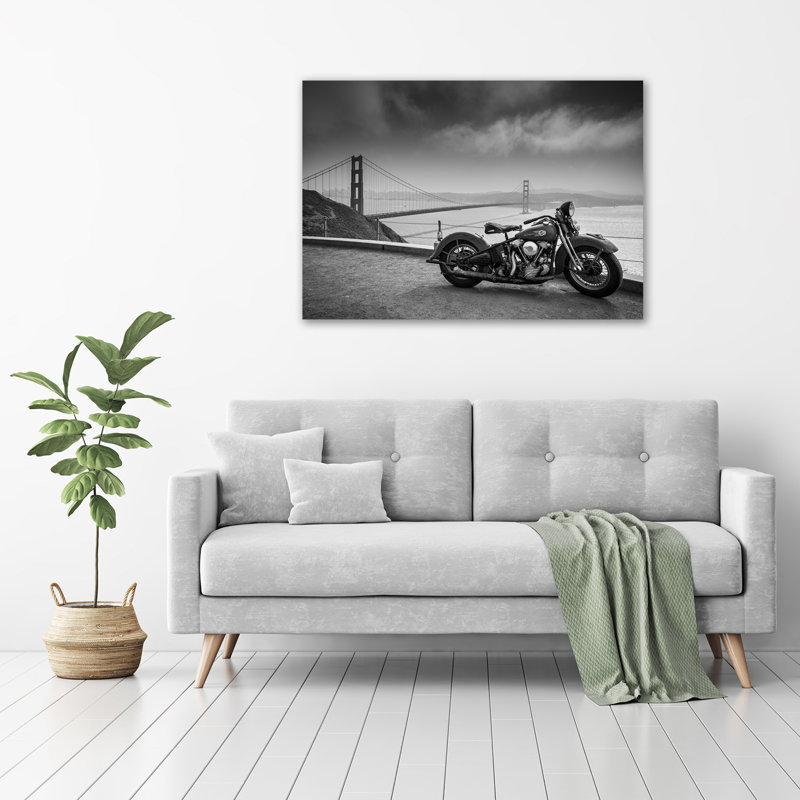 Motorcycle - Wrapped Canvas Print