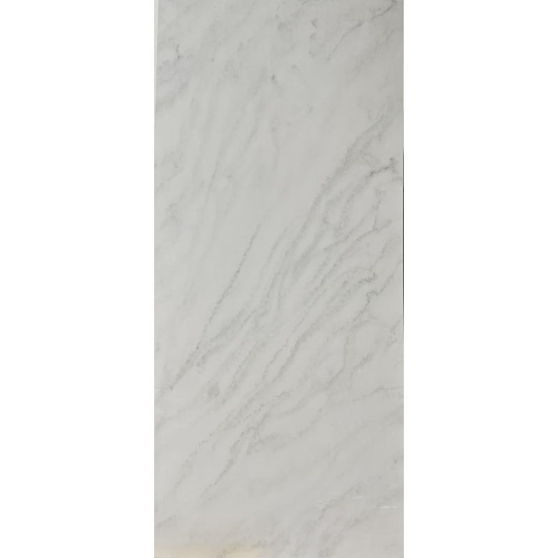 Polymarm 60" W 62" H 33" D Three Wall Composite Shower Tub Wall Panel Surround, Carrara