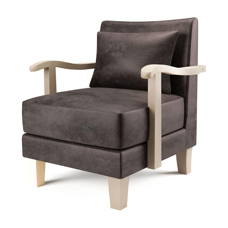 Fauteuil Fraiser, Marron foncé